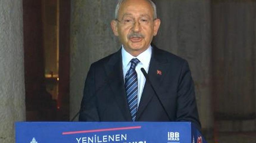 Yerebatan Sarnıcı restorasyon sonrası açıldı! Kılıçdaroğlu: İstanbul'un sırtında bir hançer var