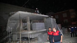 Şanlıurfa'da inşaatta yaşanan çökme sonucu 3 işçi yaralandı