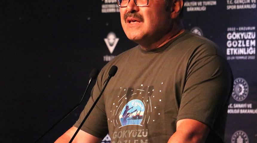 TÜBİTAK Başkanı Mandal, "Erzurum Gökyüzü Gözlem Etkinliği"nin açılışında konuştu: