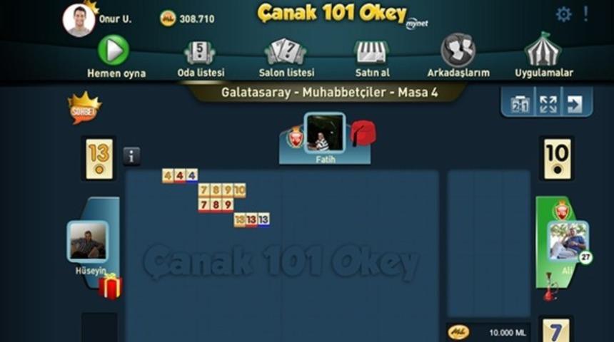 &Ccedil;anak 101 Okey Facebook ve Mynet Oyun'da Yenilendi!