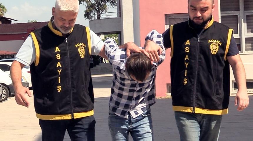 Adana'da kadının cep telefonunu çaldığı öne sürülen kapkaç zanlısı tutuklandı