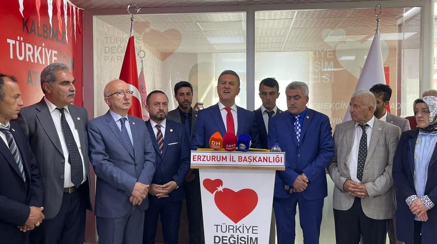 TDP Genel Başkanı Sarıgül, partisinin Erzurum il başkanlığı ziyaretinde konuştu: