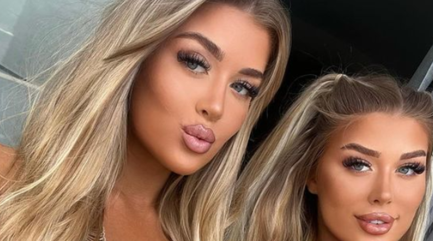 Love Island’ın eski yarışmacıları ikiz kardeşler Jess ve Eve Gale, gün batımı manzarasıyla büyüledi