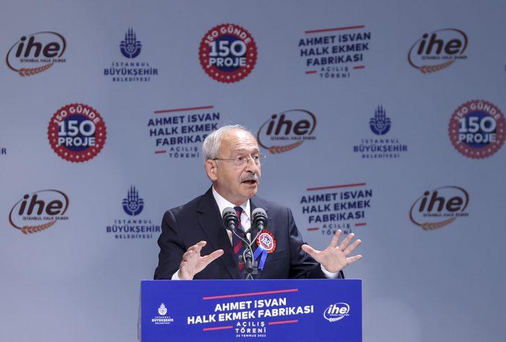 Kemal Kılıçdaroğlu, İBB'nin Halk Ekmek Fabrikası'nın açılışında konuştu: G2