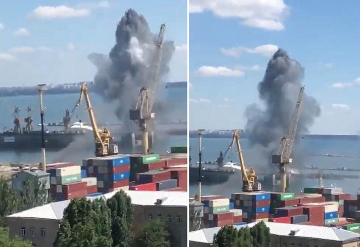 Ukrayna açıkladı! Rusya'dan Odessa limanına saldırı... Tahıl sevkiyatı  anlaşmasından bir gün sonra yaşandı - Dünya Haberleri