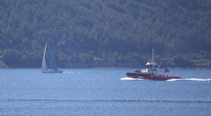 TAYK 51. Yıl Deniz Kuvvetleri Kupası'nda yarışmacılar, Çanakkale Boğazı'ndan geçti G1