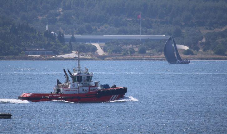 TAYK 51. Yıl Deniz Kuvvetleri Kupası'nda yarışmacılar, Çanakkale Boğazı'ndan geçti G5
