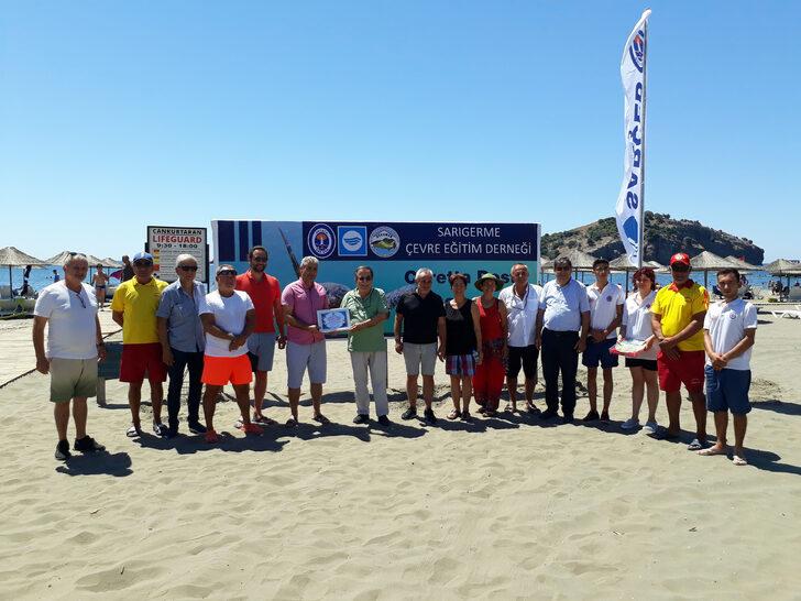 Muğla'daki kum zambaklarıyla ünlü halk plajına "Caretta Dostu Plaj" unvanı verildi G3