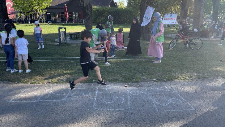 Çocuklar, "90'lar Çocuk Şenliği" ile nostalji oyunları oynuyor G3