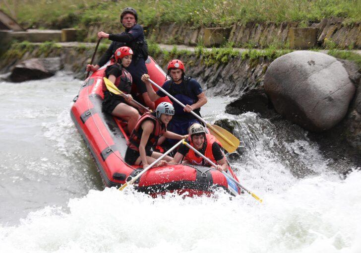 Rize'de ülkeler arası rafting yarışması yapıldı G5