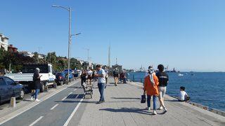 İstanbul sahillerinde hafta sonu yoğunluğu