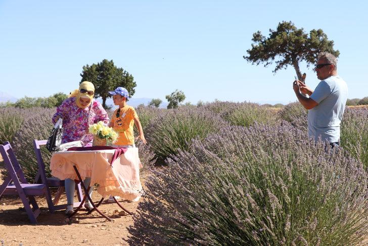 Isparta'da "lavanta kokulu köy"de hafta sonu yoğunluğu G1