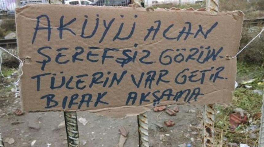 Hırsıza ilginç not