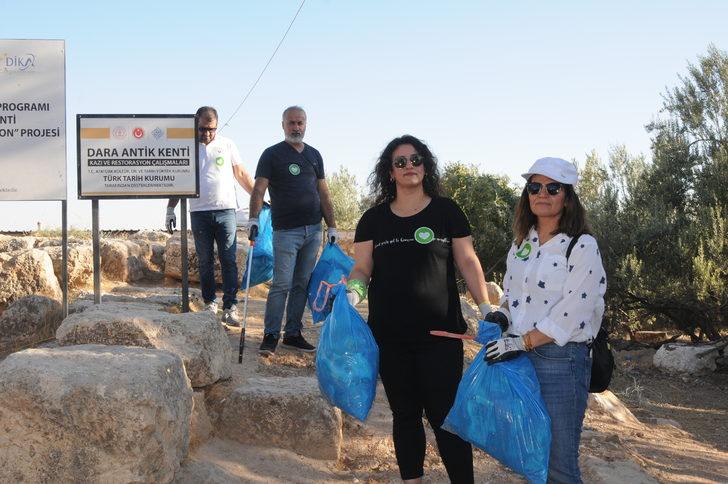 Ahbap gönüllülerinden Dara Antik Kenti'nde çevre temizliği G2