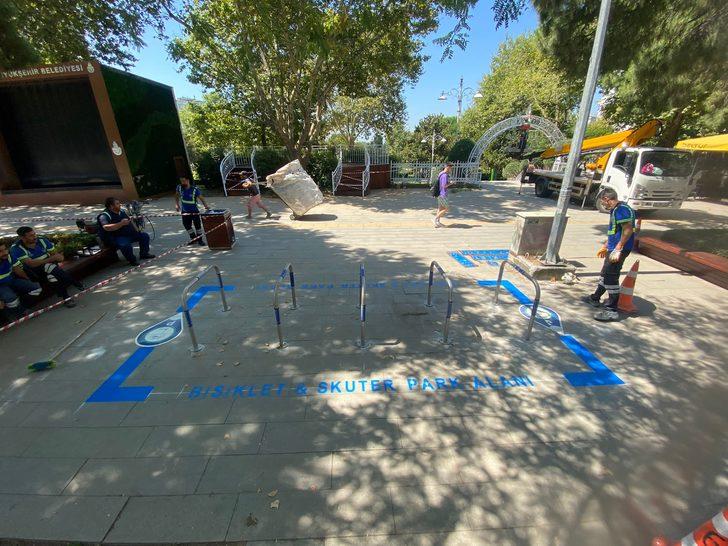 İstanbul'da skuterlerin park sorununa "skuter park" projesi G1