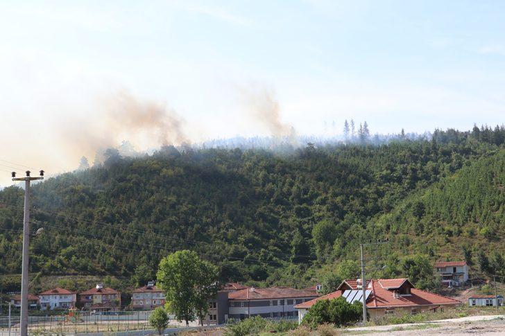 Sakarya'da çıkan orman yangınına müdahale ediliyor G3