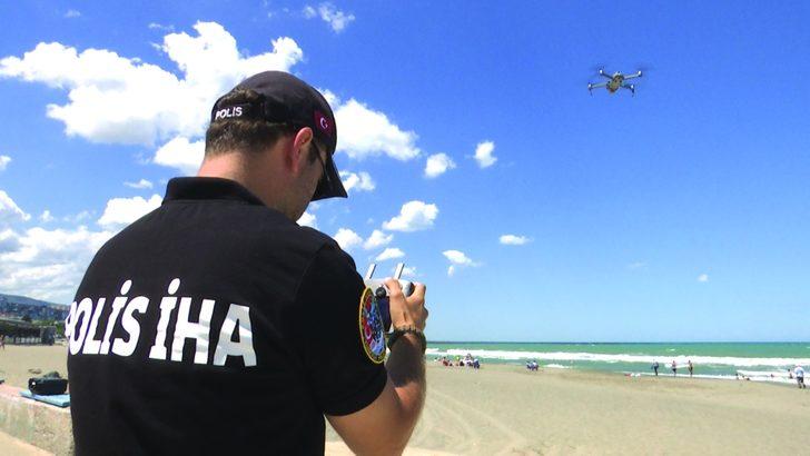 Samsun'da emniyet, boğulma vakalarına karşı hava, kara ve denizden uyardı G1