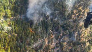 GÜNCELLEME 2 - Mersin'de çıkan orman yangınına müdahale ediliyor