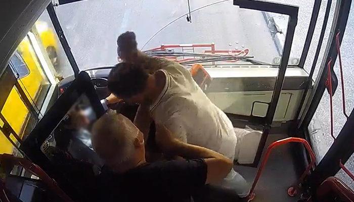 Belediye otobüsünde skandal görüntü: Kadın şoför yumruklu saldırıya uğradı