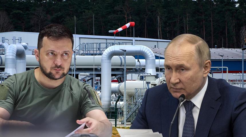Rusya'nın gaz akışını kısmasına Zelenskiy'den tepki: Bu açıkça bir gaz savaşıdır