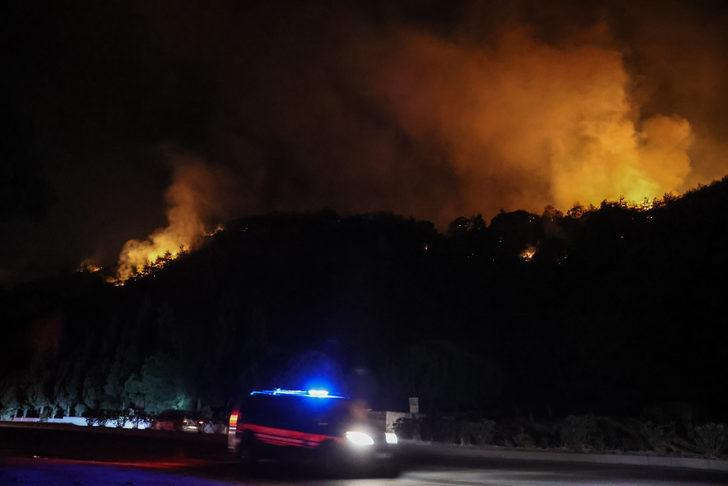 GÜNCELLEME 3 - Aydın'da çıkan orman yangınına müdahale ediliyor G5