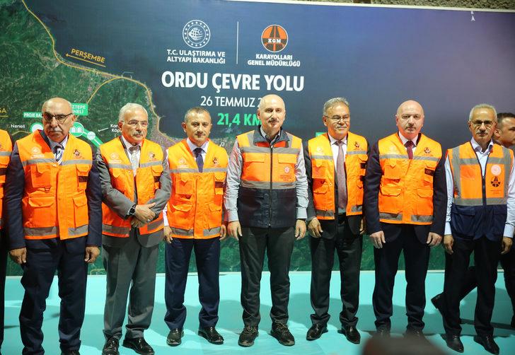 Bakan Karaismailoğlu, Akçatepe Tüneli Işık Görme Töreni'ne katıldı: G2