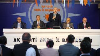 Bakan Karaismailoğlu, AK Parti Ordu İl Başkanlığını ziyaretinde konuştu: