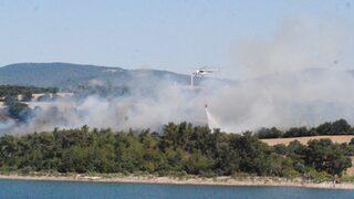 GÜNCELLEME - Çanakkale'de çıkan orman yangını kontrol altına alındı
