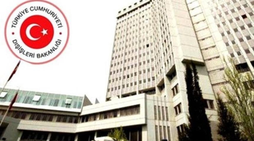 Dışişleri Bakanlığı'ndan İsrail'e kınama