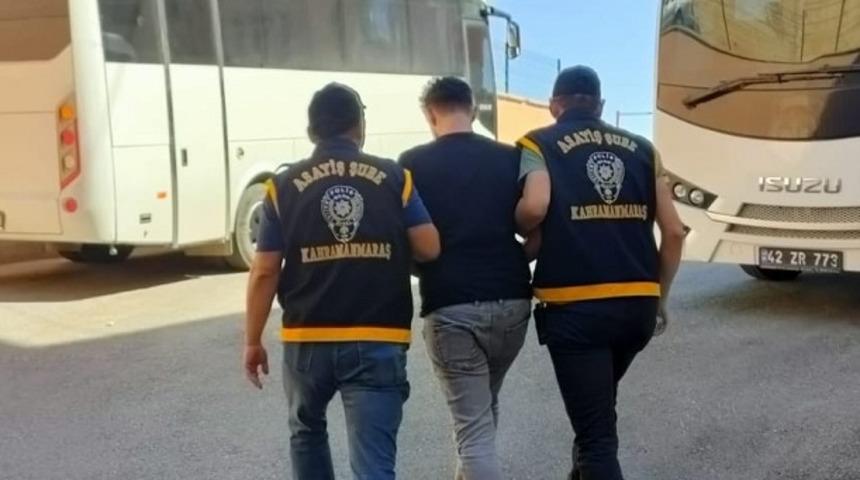 Kahramanmaraş'ta 35 yıl 8 ay hapis cezasıyla aranan hükümlü yakalandı