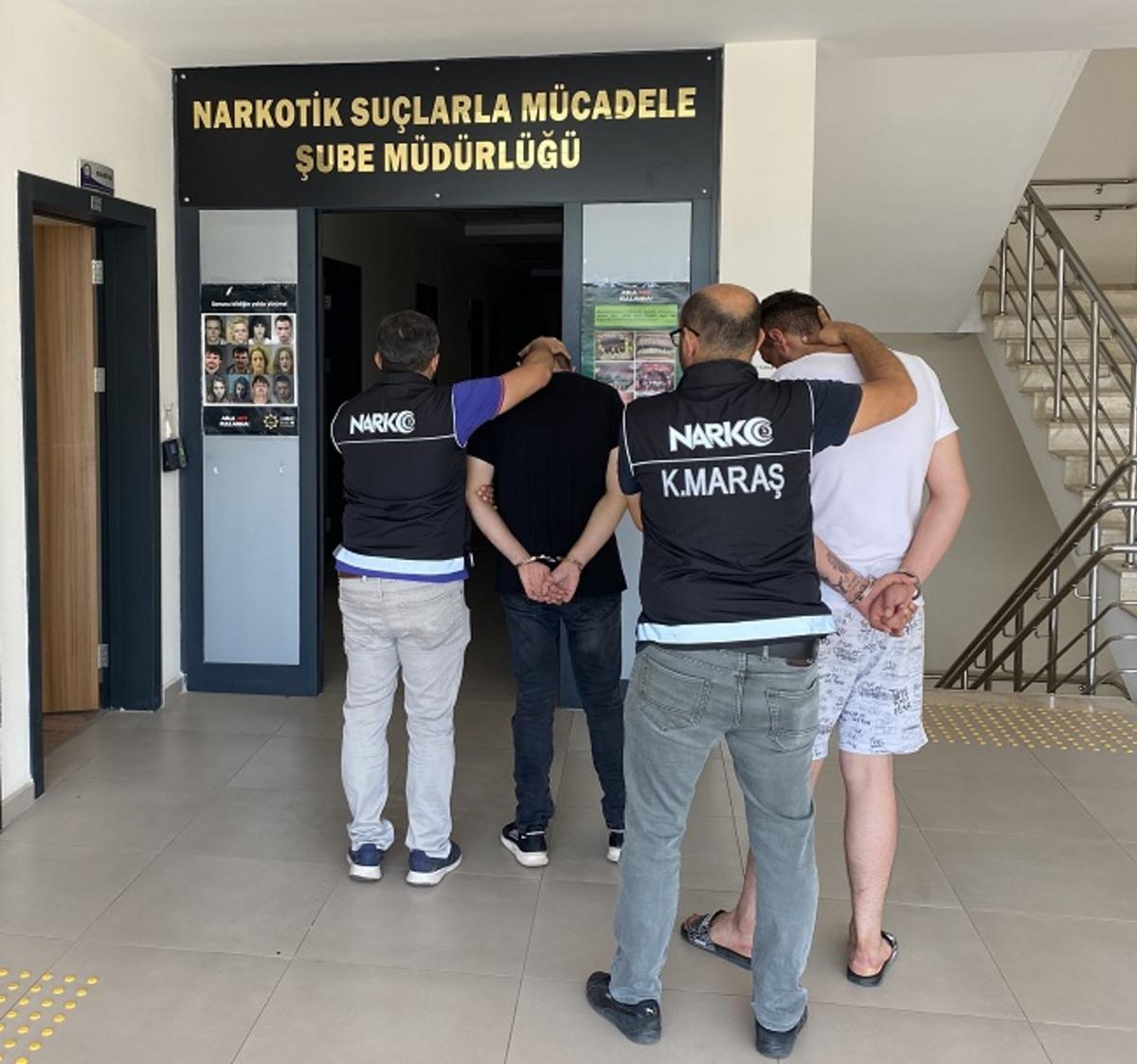 Kahramanmaraş'ta uyuşturucu operasyonlarında yakalanan 3 zanlı tutuklandı