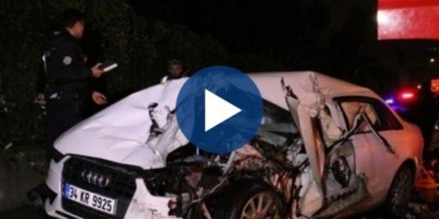 Sarıyer’de lüks araçla korkunç kaza: 2 ölü