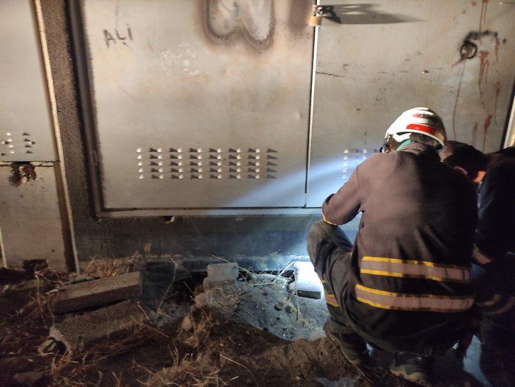 Osmaniye'de trafonun kablolarının çalınması nedeniyle çok sayıda ev karanlıkta kaldı G3
