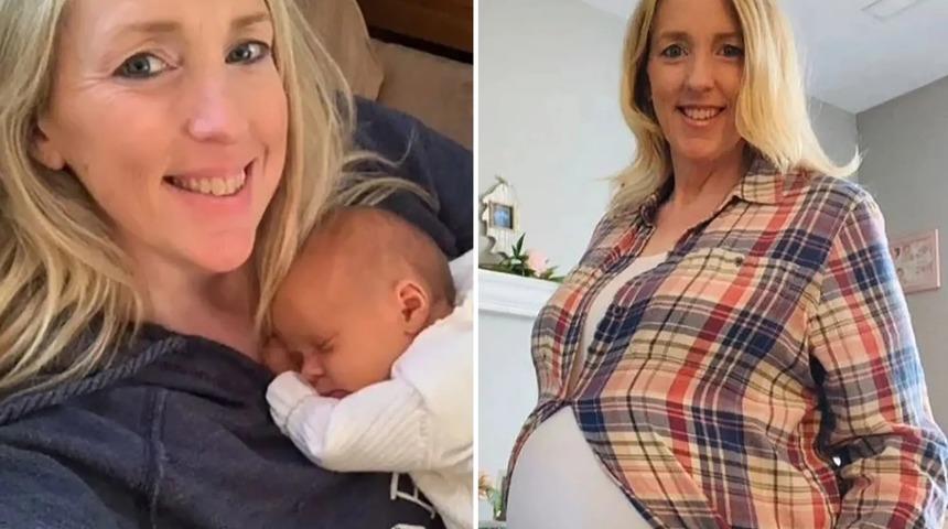 İmkansız gerçek oldu! Menopoza girdikten sonra  kucağına aldı