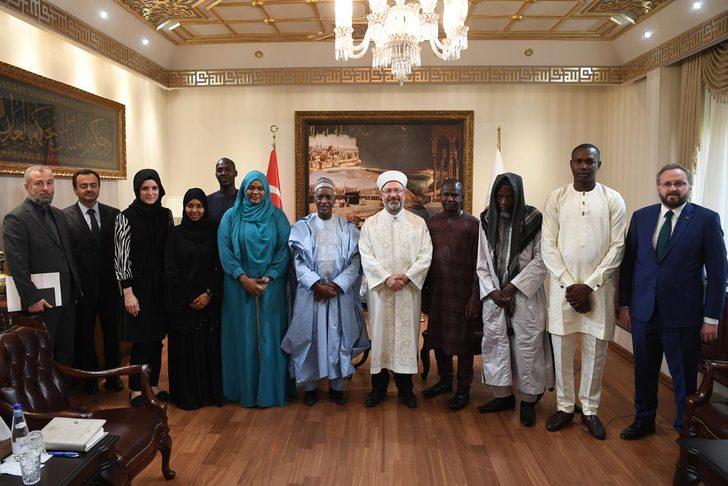 Diyanet İşleri Başkanı Erbaş, Nijer heyeti ile görüştü G5