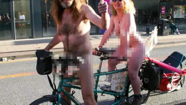 Çıplak bisiklet sürerek bağış toplamıştı! Sürekli olarak çıplak gezen bisikletçiden itiraf: Kıyafetler beni endişelendiriyor