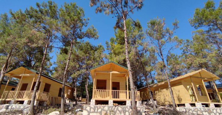 Atatürk Baraj Gölü kıyısına yapılan bungalov evler turizme kazandırılıyor G3