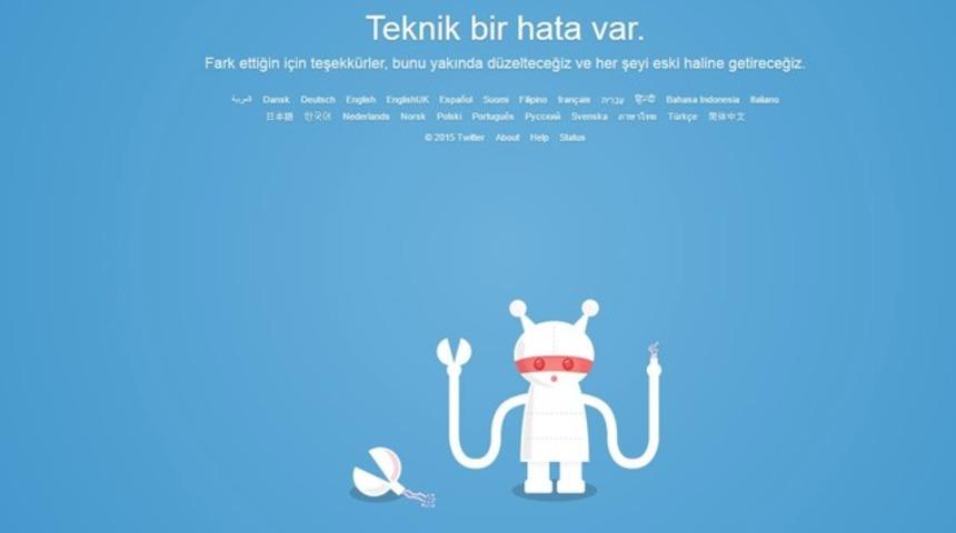 Twitter'a bağlanmakta sorun yaşanıyor