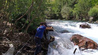 Müküs Çayı'nda akıntıya kapılan hemşireye ulaşılmaya çalışılıyor