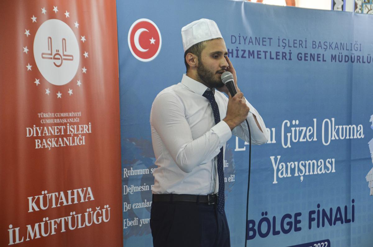 Ezan yarışmasının b&ouml;lge finali K&uuml;tahya&rsquo;da yapıldı