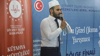 Ezan yarışmasının bölge finali Kütahya’da yapıldı