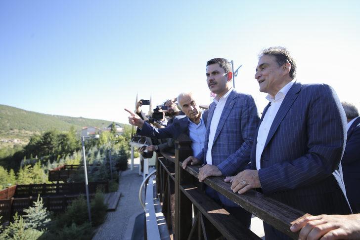 Bakan Kurum, Çamlıdere'de çeşitli ziyaretler gerçekleştirdi G3