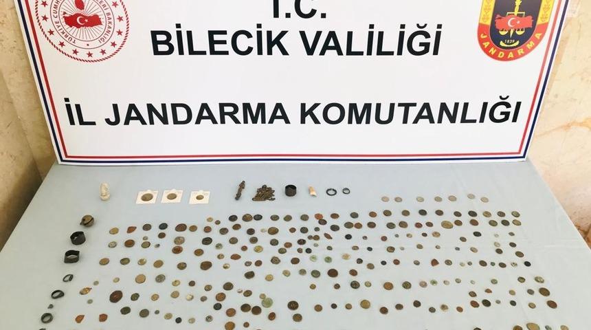 Bilecik'te 262 sikke ele geçirildi