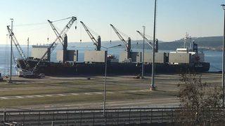 Kocaeli'deki bir limanda forklift ile yük arasında sıkışan işçi öldü