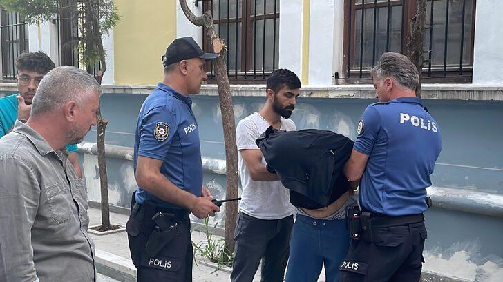 Samsun'da kadının kolyesini çalan kapkaç zanlısını vatandaş yakaladı G3