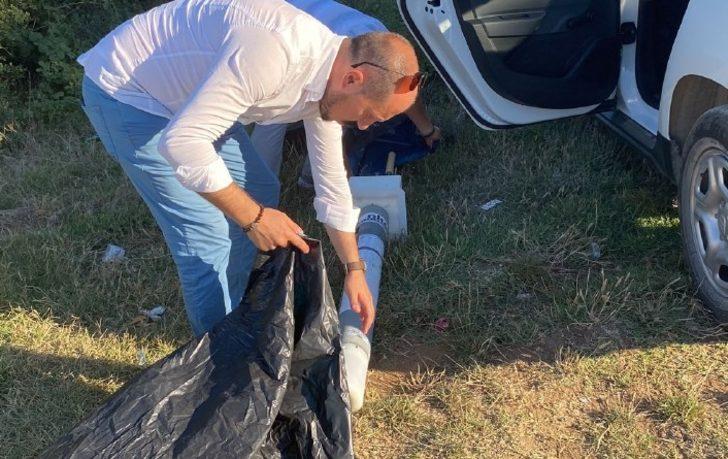 Sinop sahilinde denizaltı malzemesi "hava ştandrosu" bulundu G3