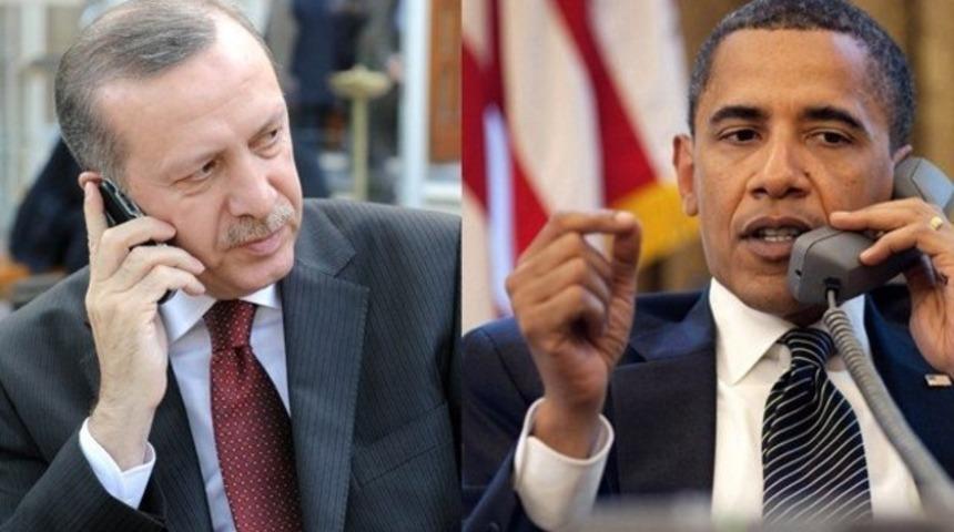 Erdoğan, Obama ile telefonda görüştü
