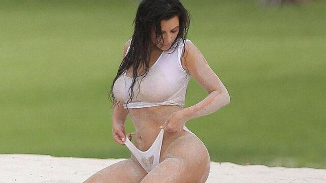 Dünya gündeminden düşmedi: Kim Kardashian kalçası...