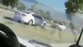 Yer: Bursa! Ters şeride giren otomobil korku saçtı