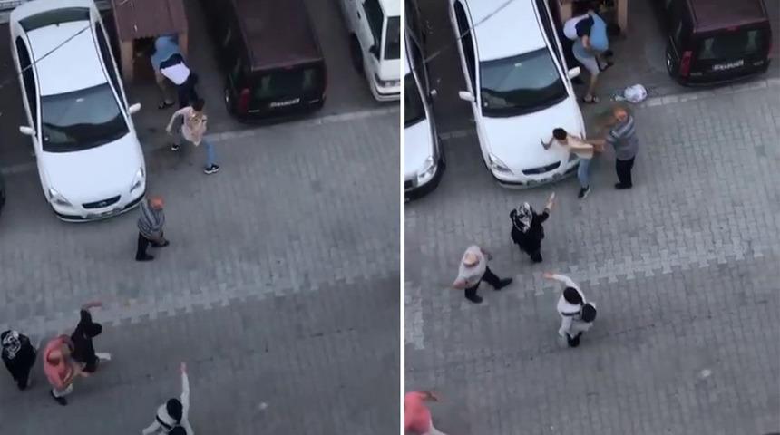 Kızının sevgilisi olduğunu öğrendi, ortalığı birbirine kattı! Dehşet anları kamerada